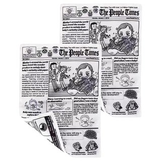 김멍냥 반려동물 바스락 신문 장난감, 혼합색상, 2개