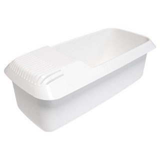 UH홈데코 전자레인지용 파스타 쿠커, 화이트, 1개