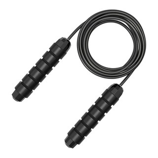 AHOYE 可調負重跳繩/有繩跳繩, 黑色, 1條