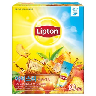 립톤 아이스티믹스 복숭아맛, 14g, 80개입, 1개
