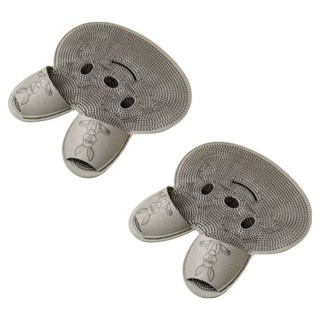 Rionheim 潔足刷 洗腳墊 灰色, 2個, 450g, 1入