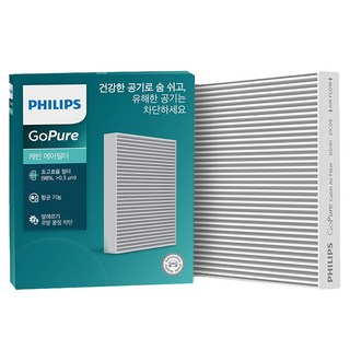 필립스 PM0.3 향균보전처리 에어컨필터, D0041, 1개