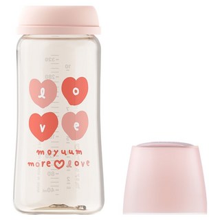 모윰 3세대 PPSU 올인원 젖병 노꼭지 모어러브, 체리, 330ml, 1개