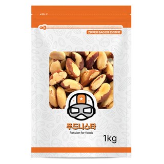 푸드니스타 브라질너트, 1kg, 1개