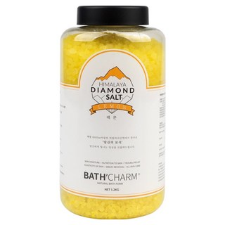 바스참 히말라야 다이아몬드 솔트 레몬, 1.2kg, 1개