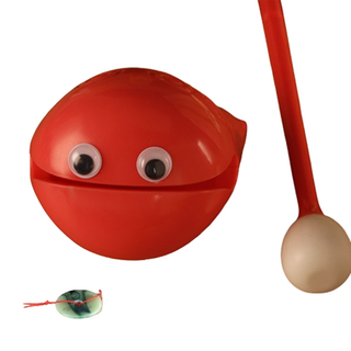 Dimis 佛誕節 木魚 9cm + 眼睛 + 玉佩組合, 1套, 粉紅色(木魚)