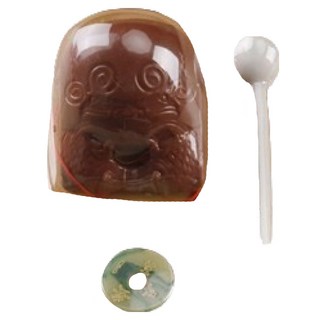 Dimis 佛誕日木魚 精裝 5cm, 1個, 棕色