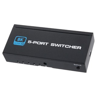 Coms 8K 60Hz 5進1出 手動切換器 HDMI 5-1選擇器, 1個, 單一顏色