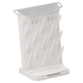 모윰 유아용 스탠딩 젖병건조대, 단품, 스노우 화이트