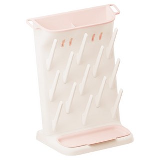 모윰 유아용 스탠딩 젖병건조대, 단품, 피치 핑크