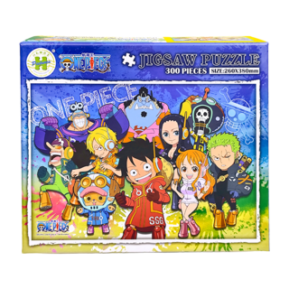 HUNDRED PICTURES 百耘圖 ONE PIECE 海賊王 蛋頭篇SD 2 拼圖, 蛋頭篇, 300片, 1盒