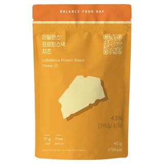 LaBalance 高蛋白餅乾 起司口味, 1包, 40g