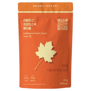 LaBalance 高蛋白餅乾 楓糖口味, 1包, 40g