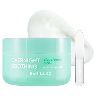 BANILA CO 芭妮蘭 舒緩積雪草晚安面膜, 1罐, 100ml