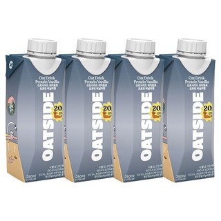 OATSIDE 歐特賽 燕麥蛋白飲 香草口味, 4個, 250ml