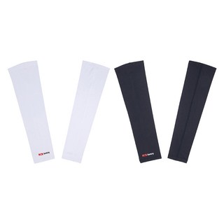 K2 Safety 無縫涼感袖套 2種*2入組, 1組, 白色+炭灰色
