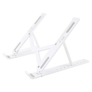 Moit 超輕量強化ABS折疊式筆電支架 特大型, 1個, 白色