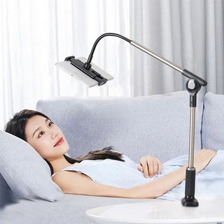 Home Planet 夾式可摺疊手機平板支架, 黑色, 1個