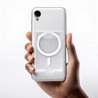 Home Planet 磁吸式手機殼卡片夾, 透明色, 1個