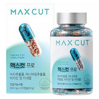 헬스헬퍼 맥스컷 프로 54g, 120정, 1개