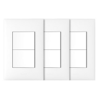 Legrand 羅格朗 Apella Simple 2格開關 白色, 3個