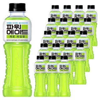 파워에이드 제로 라임향, 600ml, 20개
