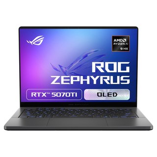 에이수스 2025 ROG 제피러스 G14 라이젠 AI 라이젠 AI 300 시리즈 지포스 RTX 5070 Ti, 이클립스 그레이, 1TB, 64GB, WIN11 Home, GA403WR-QS127W