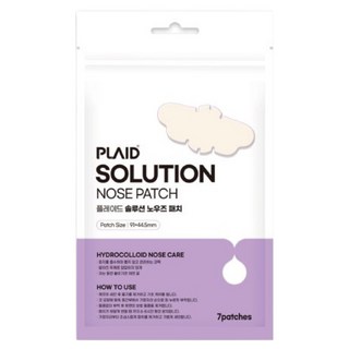 PLAID Solution水凝膠護理鼻貼 綜合型, 1個, 7入