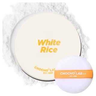 CHOCHO'S LAB 白米控油蜜粉 5.3g, 1盒, 白色