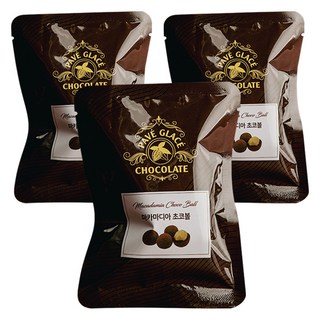 파베글라스 마카다미아 밀크 초코볼, 3개, 50g