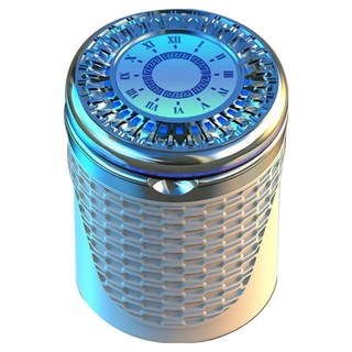 CRONICLE 高級鍊條圖案車用煙灰缸 杯架不干涉 L, 1個, 白色