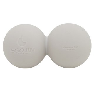 EGOJIN 矽膠雙球按摩球, 1個, 灰色