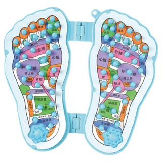 Hataesmall 舒適足部指壓墊 29 x 30 cm, 1個, 混合顏色