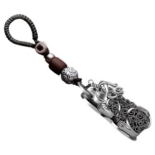 Apick 象徵幸運的貔貅鑰匙圈 5 x 19 x 2.5 cm, 1個, 混合色