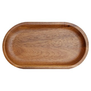 Himroom 堅固實木託盤, 1個, 小號橢圓托盤