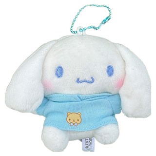 산리오 봉제인형 후드 가방걸이, 시나모롤, 1개, 8cm