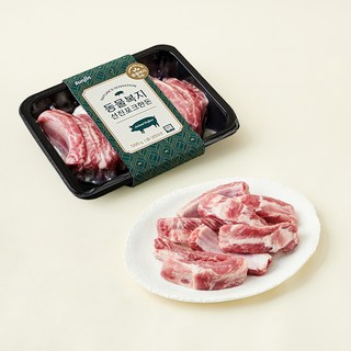 선진포크한돈 동물복지 등갈비 찜용/구이용 (냉장), 500g, 1개