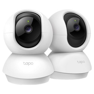 티피링크 200만화소 회전형 홈카메라 실내용, TC70, 2개