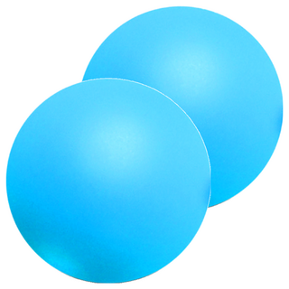 AHOYE 紓壓PU握力球/彈力球/筋膜球/握力訓練 紓壓球, 淺藍色, 2個