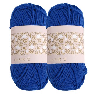 청송뜨개실 아이러브얀 뜨개실, 38 코발트블루, 2개