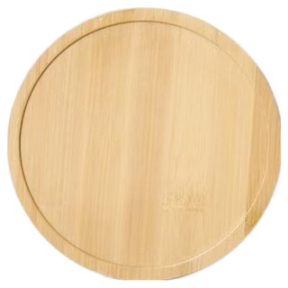 Trillionaire 感性木托盤, 竹製圓形, 1個