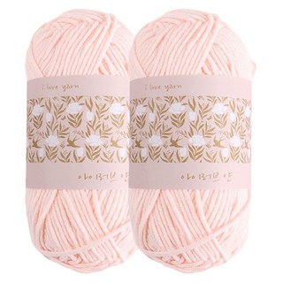 청송뜨개실 아이러브얀 뜨개실, 04 피치요거트, 2개