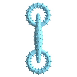 순잠 강아지 인터랙티브 터그 놀이 장난감, 블루, 1개