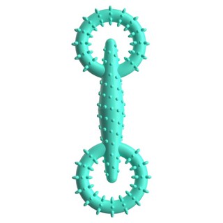 순잠 강아지 인터랙티브 터그 놀이 장난감, 민트, 1개