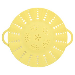 이지실리 파스텔 실리콘 찜기 1단 옐로우, 29cm, 1개