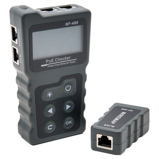 Noyafa Coms PoE 網路測試儀 + 分離式 RJ45 連接器套組 BB759, 1套