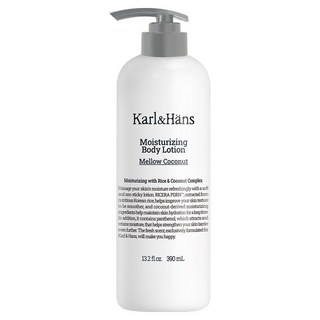 칼앤한스 모이스처라이징 바디로션 멜로우 코코넛, 1개, 390ml