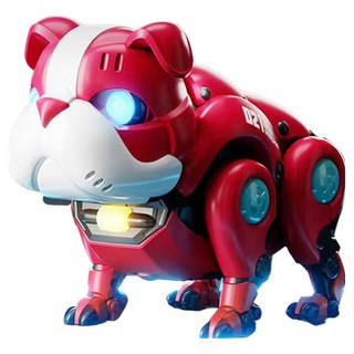 KANGAROO 강아지 무선조종 인공지능 장난감 움직이는 AI 애완 반려견 펫 R11 불독 rc로봇, 레드, 1개