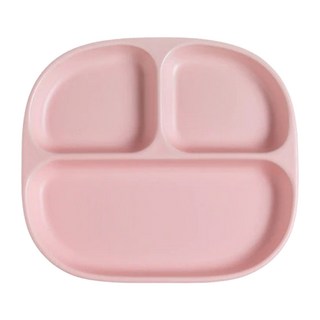 Cooksy 不混味陶瓷分隔健康餐盤, 1個, 桃粉色
