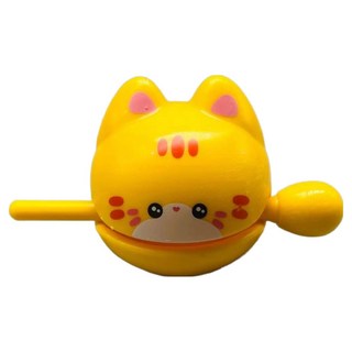 Goemse 佛教用品 療癒心靈的可愛木魚, 1個, 黃色